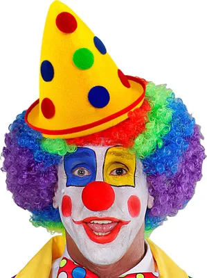 Produktbild von Gepunkteter Clowns Hut aus Filz für Herren