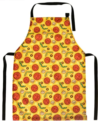 Produktbild von Kinderschürze, Jugend Malschürze, Kunstkittel, Kochschürze, Apron Teenageralter, Werkschürze, Pizza [074]