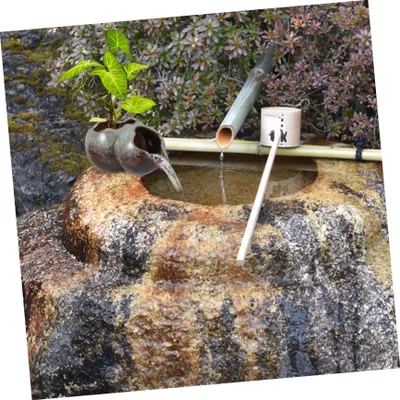 Image de Bouche de sortie en céramique pour bassin et cascade, 1 pièce, pour bassins de jardin