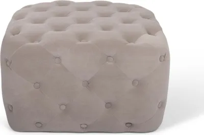 Produktbild von Baytex Samt Pouf Zygo Beige