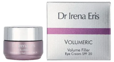 Productafbeelding van Dr. Irena Eris Volumeric Volume Filler Oogcrème SPF 20, oogcrème, voor vrouwen, geschikt voor alle huidtypes, anti-rimpel, verzachtend, ingrediënten: Aqua (Water), C12-15 Alkyl Benzoate, Glycerin, Ethylhexyl Methoxycinnamate, Hydrogenated Olive Oil...