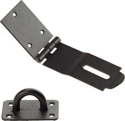 Produktbild von Einsteckschloss FEINZ 200 X 50 mm Schwarz Robust Sicher für Türen und Tore
