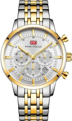 Image de Montre Mini Focus MD-23875 - Élégance Argent / Or KP23875