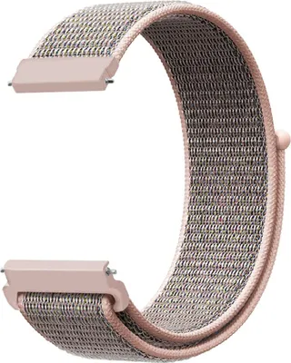Zdjęcie produktu dla Bransoletki na rękę Smartwatch 20 / 22 mm do Samsung Galaxy LG Watch Honor Garmin, kolor: pudrowy piasek, szerokość mostka: 20 mm