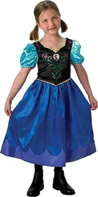 Produktbild von Die Eiskönigin Anna - Prinzessin Faschingskostüm Kindergröße: 110-116