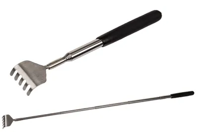 Obrázok produktu pre Kovová škrabka na chrbát 20 cm - praktická a spoľahlivá ruka