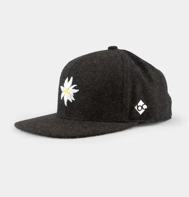 Bavarian Caps "Edelweiß Flanell" Snapback in braun