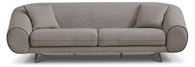 Produktbild von Design-Wohnzimmer-Set: Ecksofa, 3-Sitzer Sofa