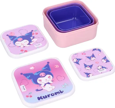 Produktbild von Sanrio Snackbox Set Kuromi Fresh Bites