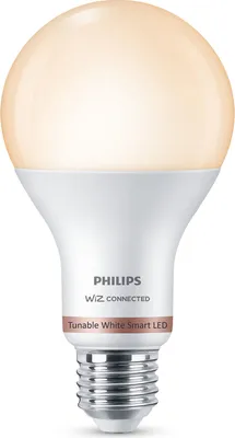 A Philips Wiz Connected Smart LED light bulb.