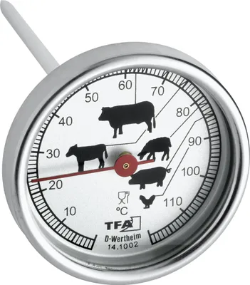 Produktbild von TFA 14.1002.60.90 Braten-Thermometer, silber