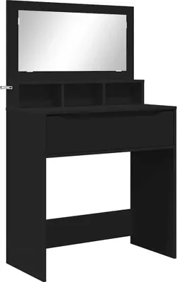Produktbild von Schlafzimmer-Frisiertische Schwarz 80 x 39,6 x 135 cm