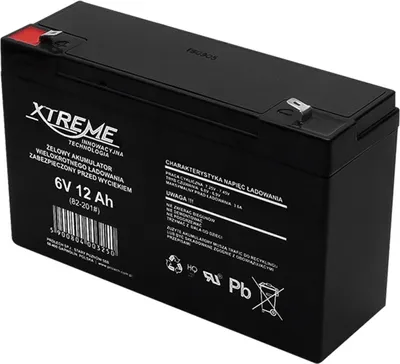 Produktbild von Gel Akku 6V 12Ah Xtreme wartungsfrei lageunabhängig