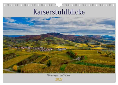 Produktbild von Kaiserstuhlblicke (Wandkalender 2027 DIN A4 quer), CALVENDO Monatskalender
