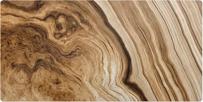 Produktbild von Holzwellen– Schreibtischunterlage – Schreibtisch Tischunterlage – 120x60 cm – Unterlage Groß Schreibtischmatte