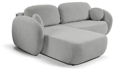 Produktbild von Ecksofa mit Schlaffunktion und Bettkasten Olemo links Kühles Taupe