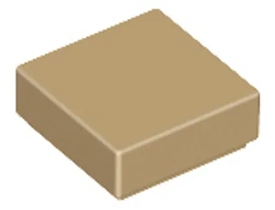 Produktbild von 25 Stück LEGO, Teil Nr. 3070, Dunkel Beige (Dark Tan)