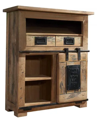 Immagine prodotto di MASSIVMOEBEL24 | RAILWAY #152 Comò in legno di mango - laccato / natur 75x36x90
