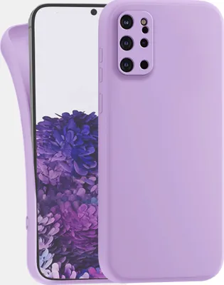 Produktbild von Hülle für Samsung Galaxy S20 Plus - Handyhülle mit Kameraschutz Cover aus Silikon in Lila