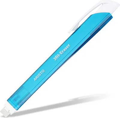 Produktbild von Aristo Radierstift 3fit-Eraser transparent-blau, Dreikant PVC-frei