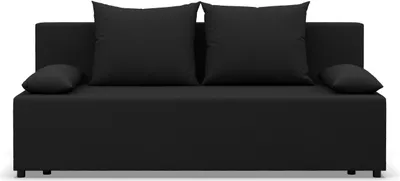 Produktbild von FERMO - Sofa mit Schlaffunktion, Bettkastem, Komfort und Still, schwarz