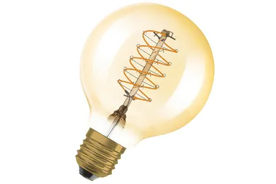 Produktbild von OSRAM Globe 80 LED Filament 4,8W 420lm E27 2.200K gold