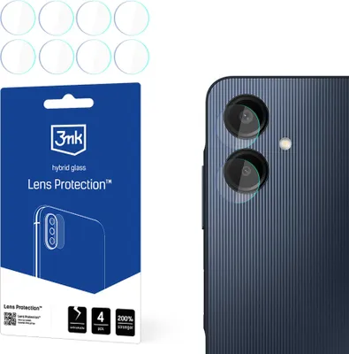 Produktbild von 3mk Hybridglas Lens Protection für Samsung Galaxy A06 Kamera Objektiv Kameralinse 0,16mm 6H (4 Stück)