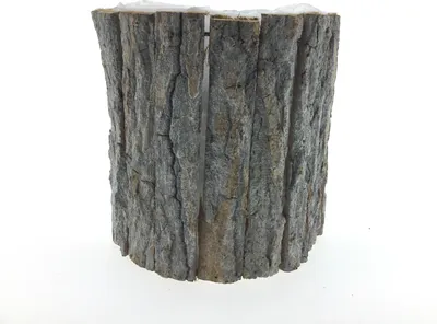 Produktbild von Blumentopf Holz Topf Rinde Borke Pflanztopf Ø18cm H18cm natur gekälkt Pflanzkorb
