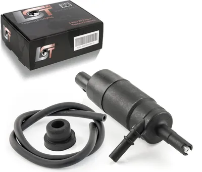 Produktbild von Scheinwerferwaschpumpe Waschwasser Pumpe mit Schlauch für Audi VW Seat