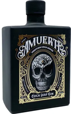 Produktbild von Amuerte Coca Leaf Gin - Schwarze Edition - 700ml 43%vol.