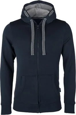 Produktbild von HRM 701 | Herren Hooded Jacket, BSCI e Produktion - Farbe: Navy - Größe: L