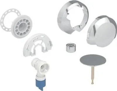 Produktbild von Geberit 245454211 Fertigbauset für Badewannenablauf d52