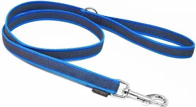 Produktbild von Mystique® Gummierte Leine 20mm mit Handschlaufe Standard Karabiner blau 2m