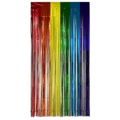Produktbild von Partyvorhang bunt - ca. 182 x 100 cm