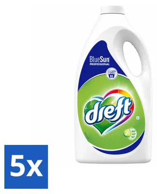 Produktbild von 5 x Dreft Professional Flüssigwaschmittel für 83 Waschgänge - Vorteilspackung - 5 Stücke