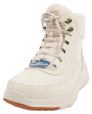 Image de Skechers - Bottes de neige "On The Go" pour femmes, en cuir, modèle PP11105 (taille 39 EU), couleur beige