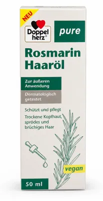 Obrázek produktu pro Rozmarýnový olej na vlasy Double Heart čistý 50 ml