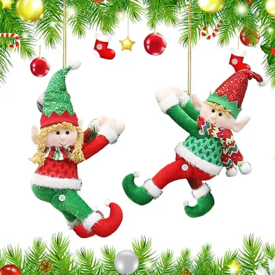 Image de Décorations de Noël - Figurines du Grinch - Lot de 2