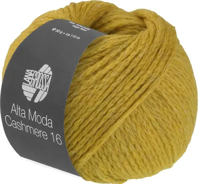 Produktbild von Lana Grossa ALTA MODA Cashmere 16 50 g supersoftes Kettengarn aus extrafeiner Wolle mit Kaschmir 110 m Farbe 082 - Curry