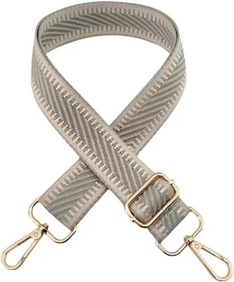 Zdjęcie produktu dla Pasek do torebek - Szerokość 3,8 cm - Regulowany, długość 72-130 cm - Wygodny pasek do torebek z klipsami