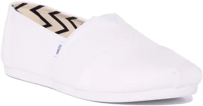Produktbild von Toms Alpargata Frauen Recycelte Baumwolle Le wand Schlupf Auf Turnschuhe Weiß – undefined / Weiß