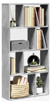 Produktbild von Bücherregal in Betongrau 60x20x120cm