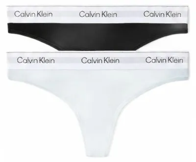 Produktbild von CALVIN KLEIN LV00QF8834 THONG 2PK Mehrfarbig