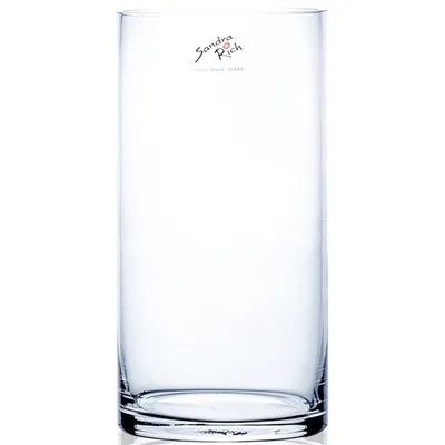 Produktbild von Sandra Rich 1010-20-99, Zylinderförmige Vase, Transparent, Tisch, Drinnen, 200 mm, 100 mm