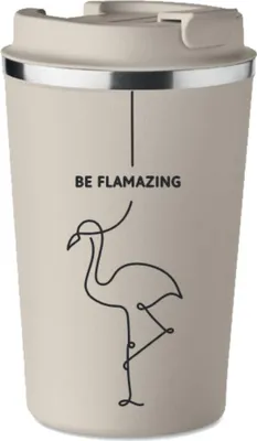 Obrázok produktu pre Prémiový termohrnček s potlačou BE FLAMAZING FLAMING káva 350ml KT_091