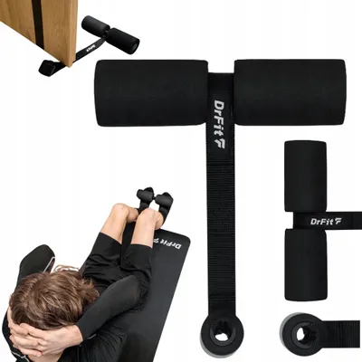 Produktbild von DrFit Tür-Griffband Trainingsband für Bauch, Hamstring & Core