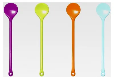 Produktbild von Rundlöffel Küchenhelfer 310 mm, Farbe: weiß