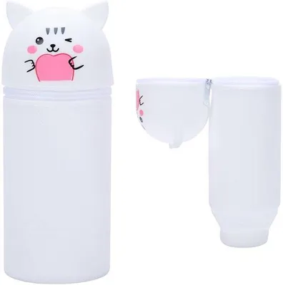 Produktbild von Silikonetui 2 in 1, unisex, schrijfsettas, schattige schooltas für Kinder