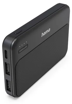 Produktbild von Hama Pocket 5, 5000 mAh, Lithium Polymer (LiPo), Anthrazit