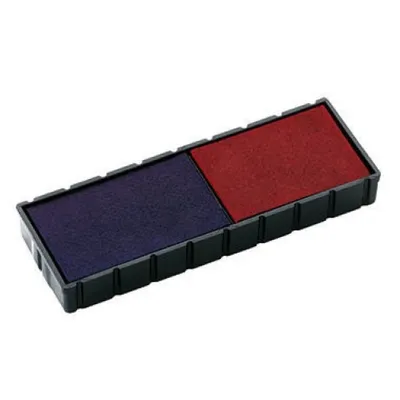 Immagine prodotto di COLOP tampone di ricambio per timbri E/12/2, blu/rosso, confezione doppia
